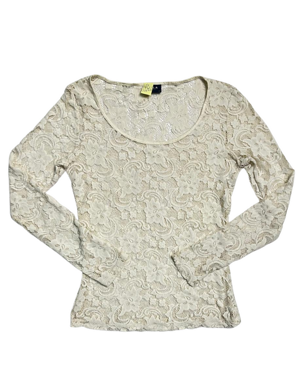 Vintage White Lace Top