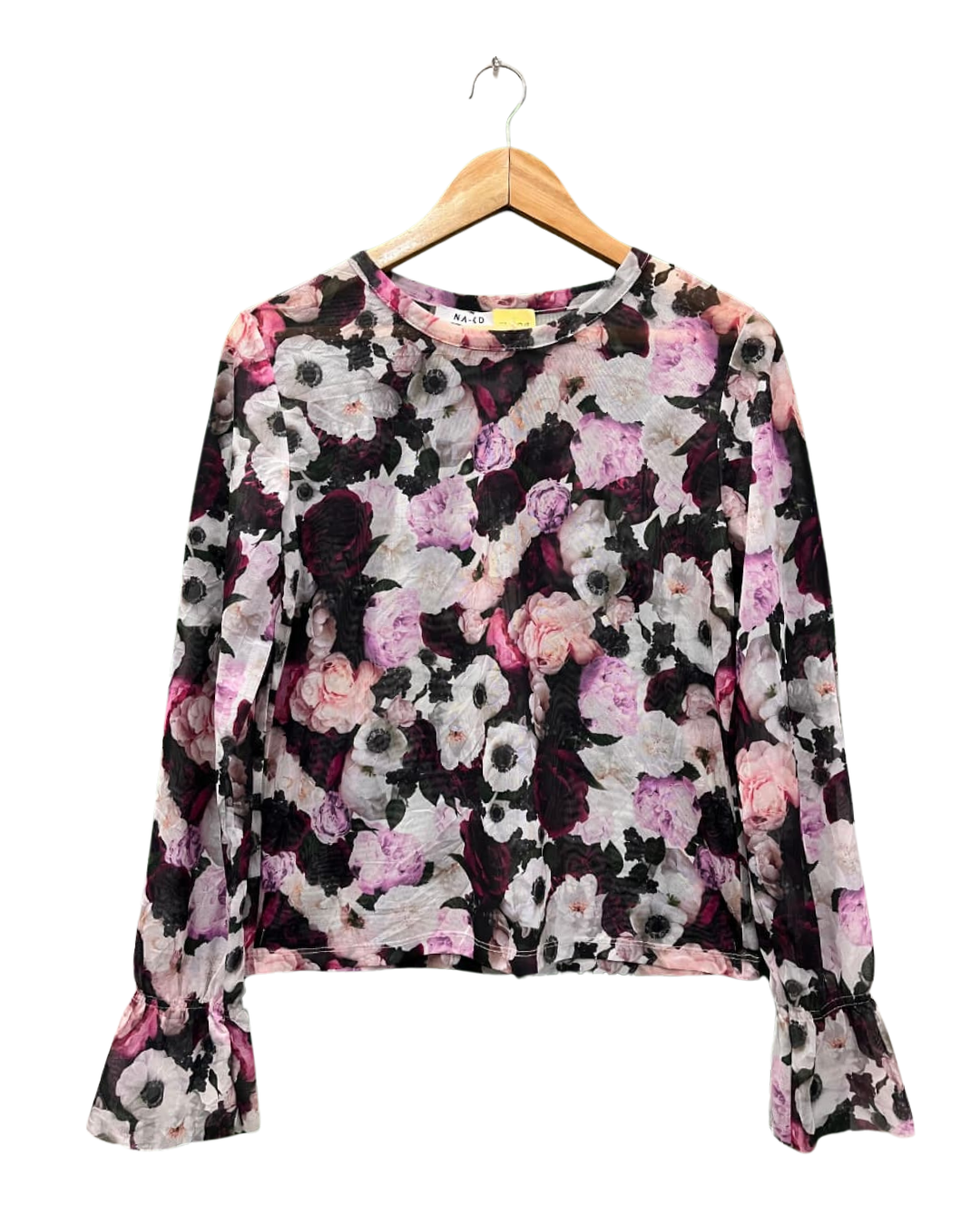 Floral Print Round Neck Top