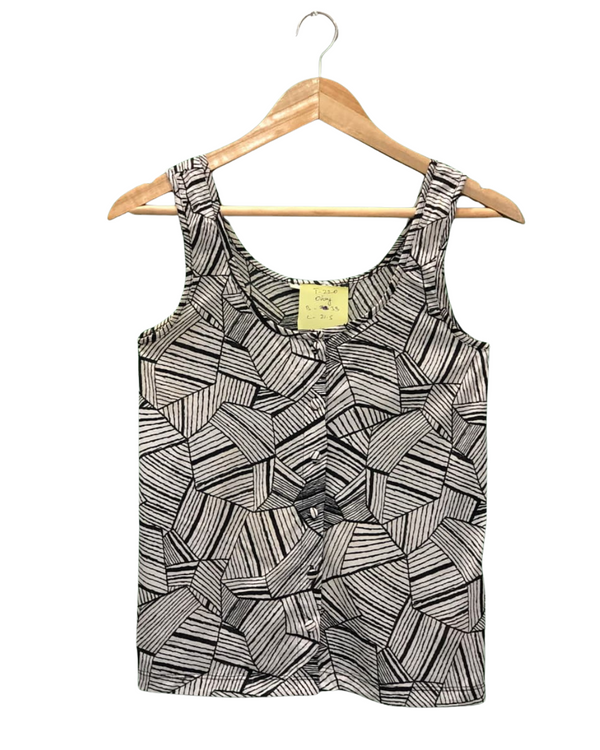 Geometric Patterned Tank Top