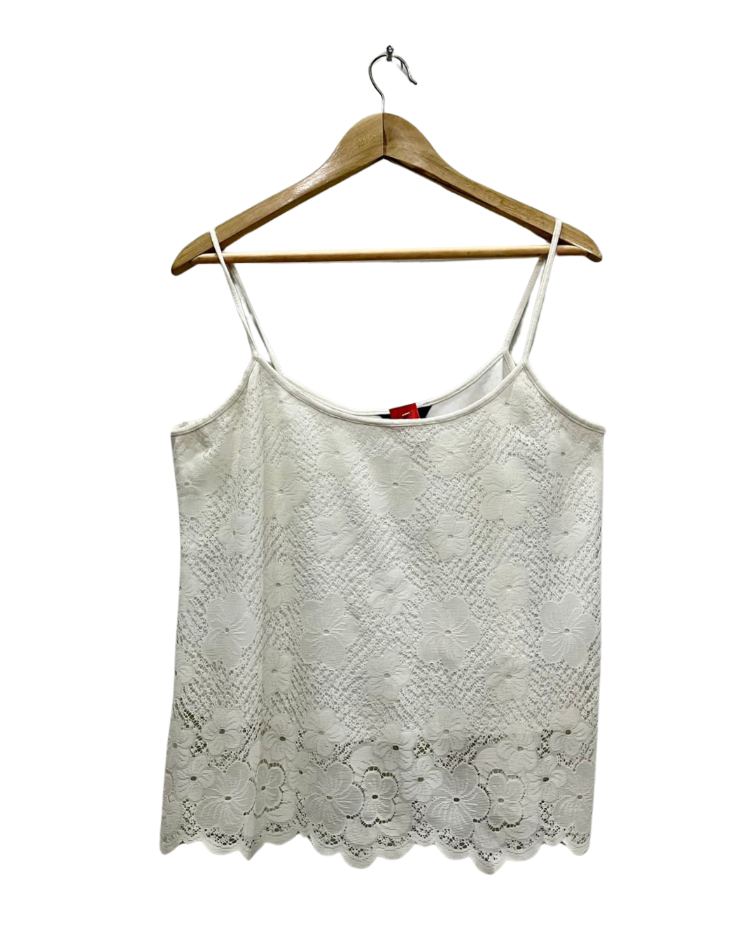 New Look White Floral Lace Camisole