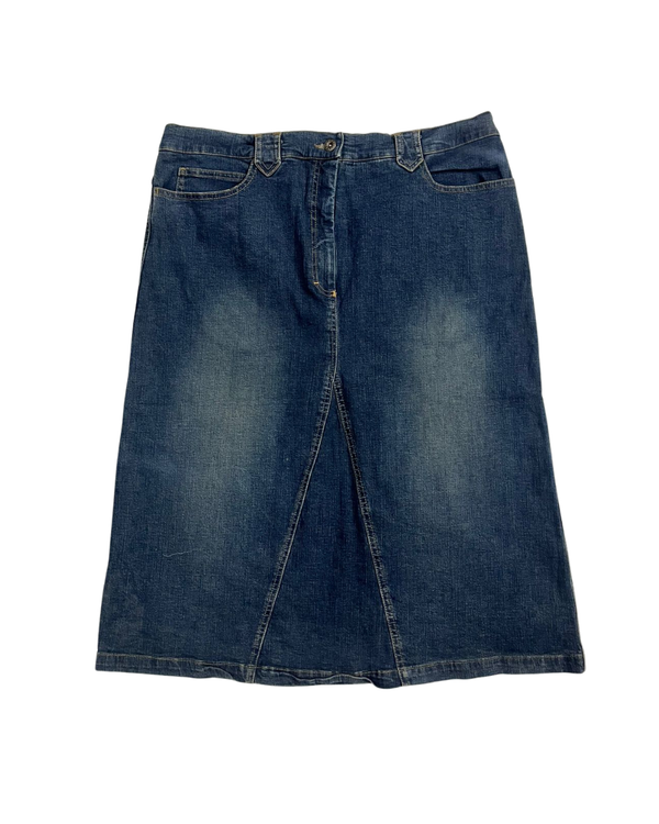 DENIM MIDI SKIRT