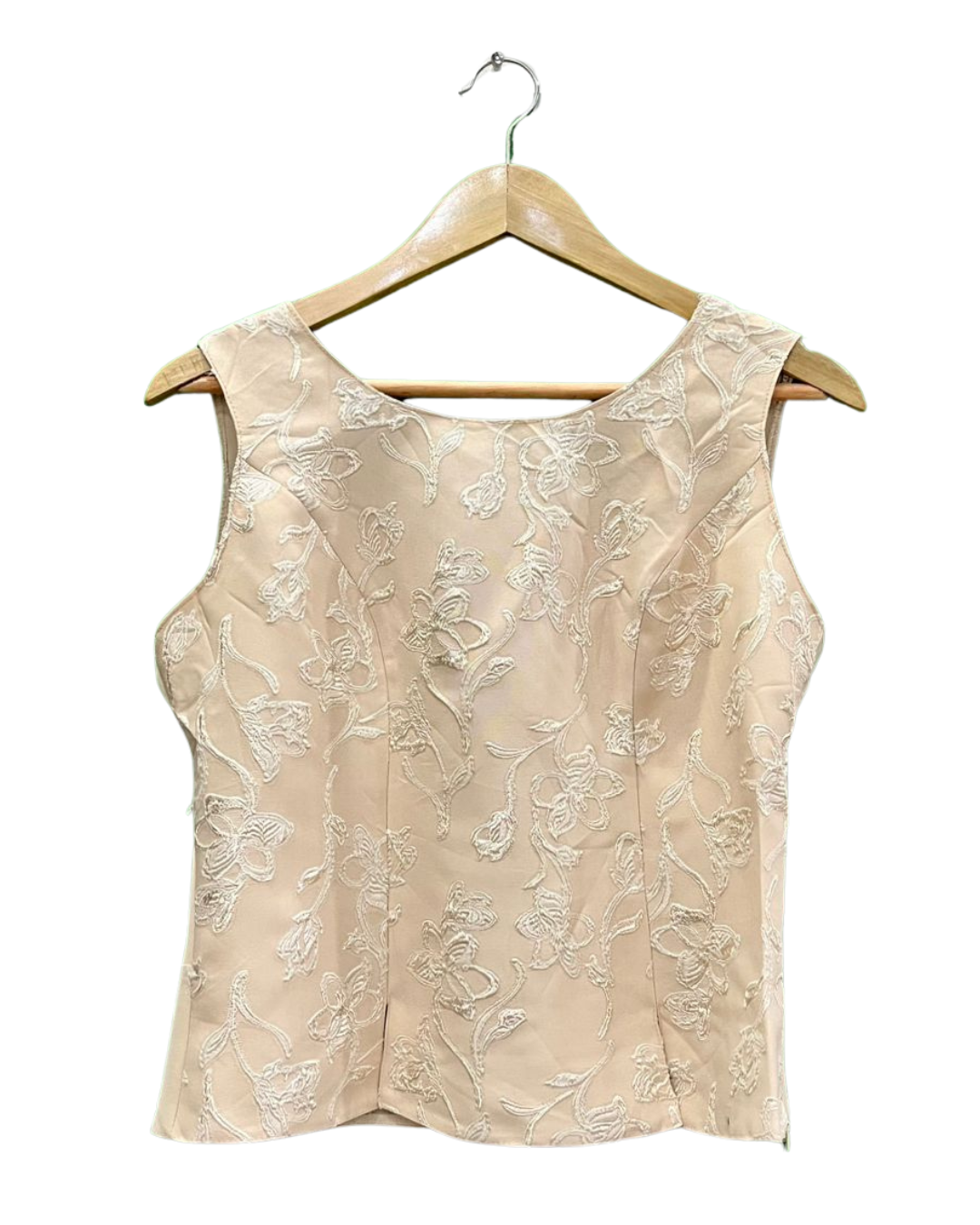 Floral Embroidered Sleeveless Top