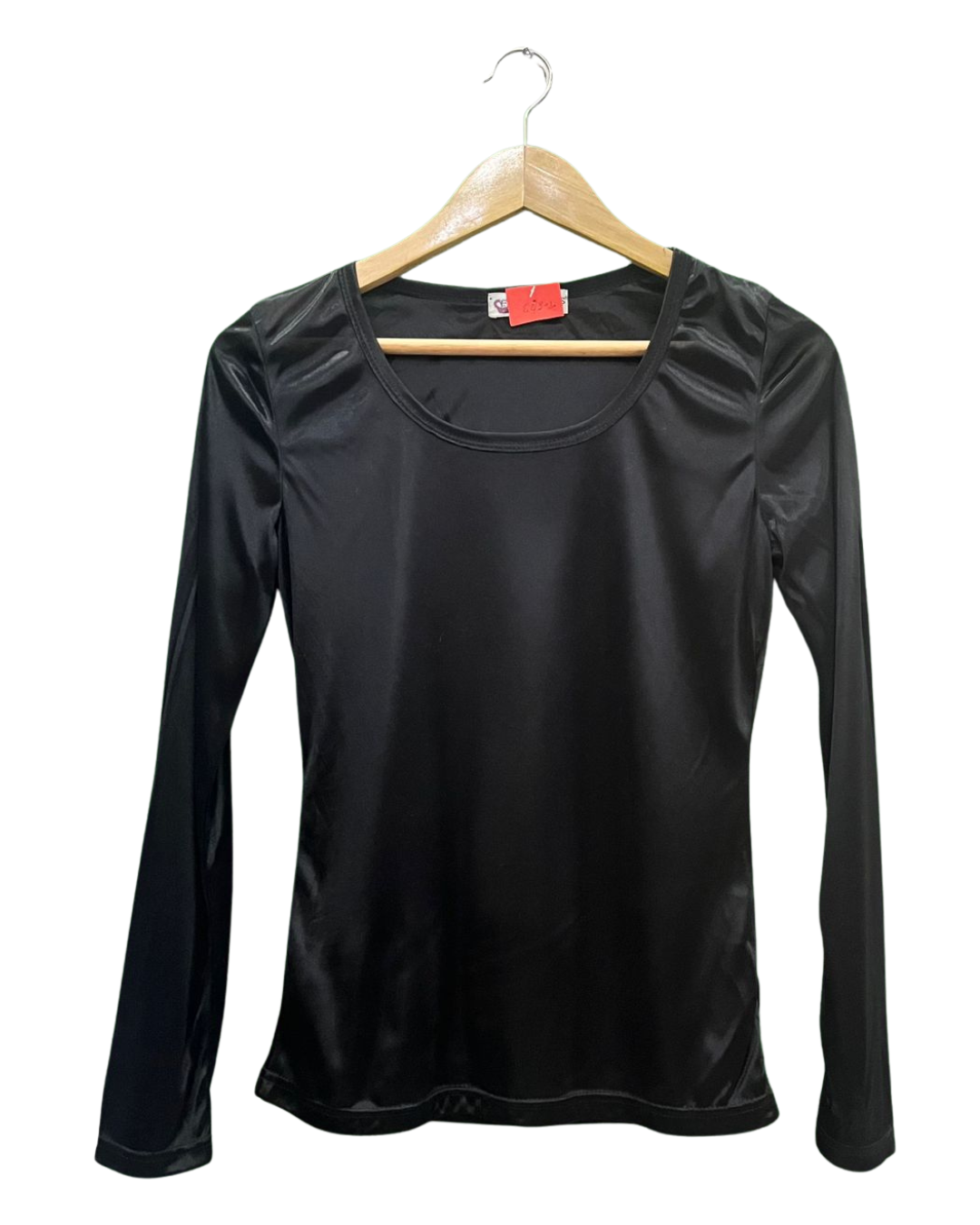 Black Long-Sleeve Top