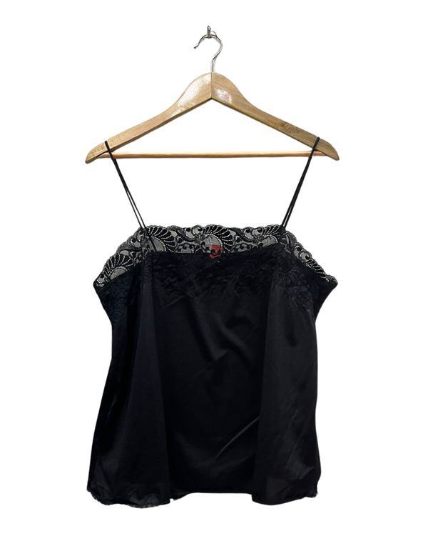 Vintage Black Lace Cami