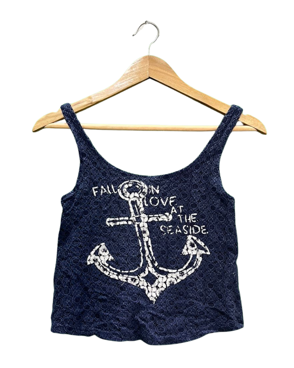 Seaside Print Tank Top