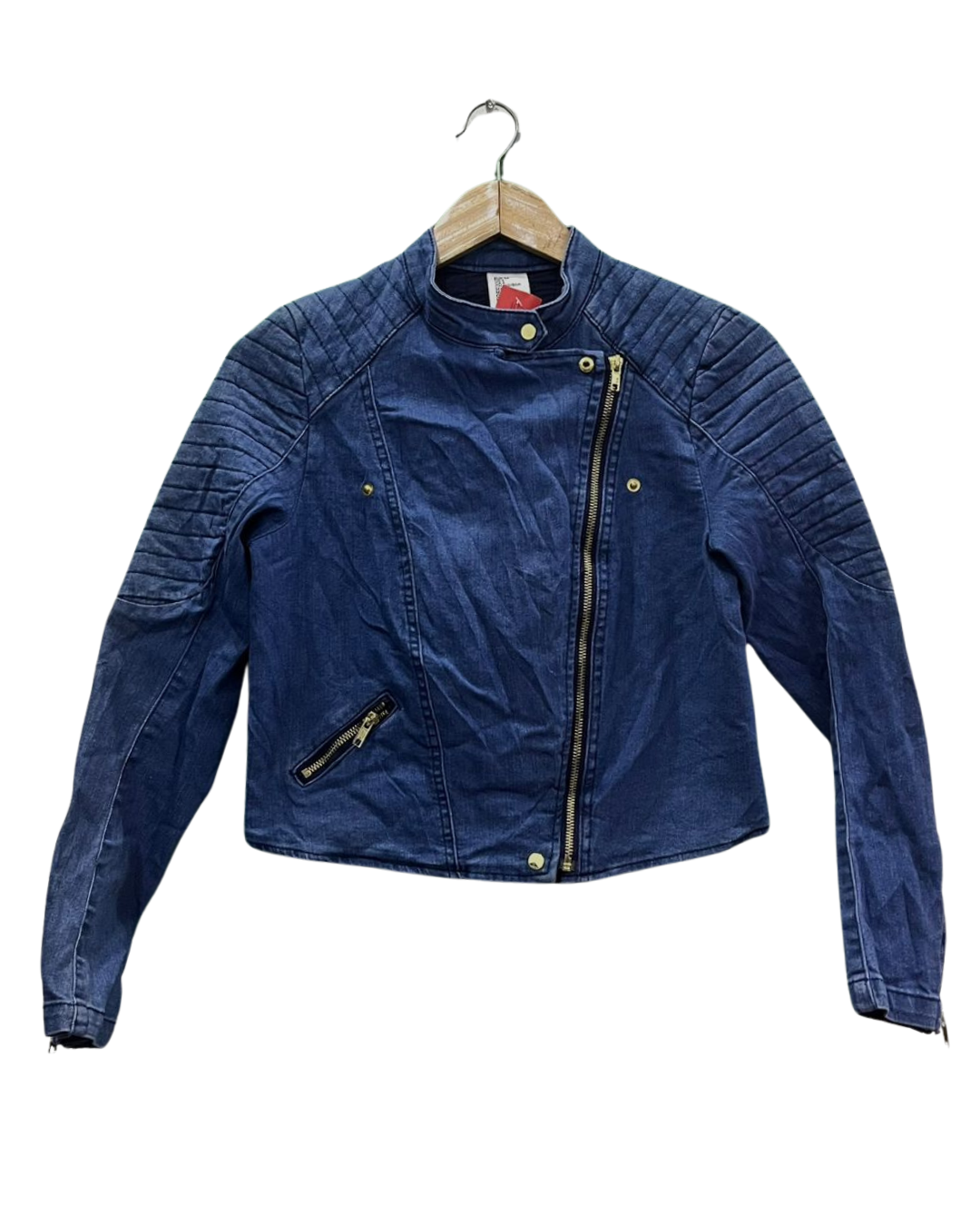 H&M-Inspired Denim Biker Jacket