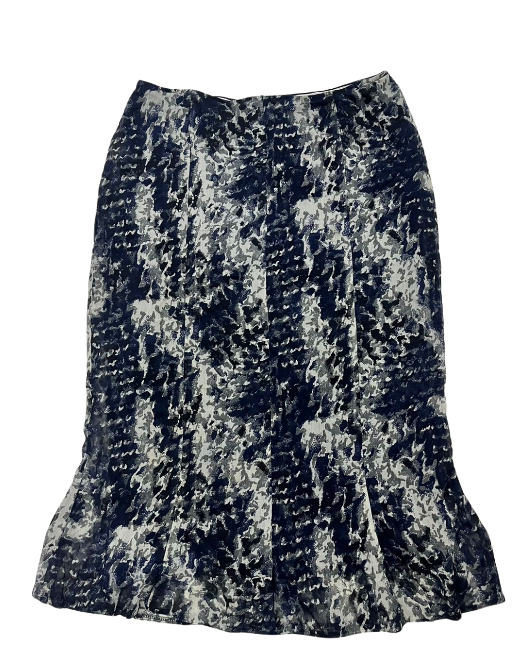Abstract Print Skirt