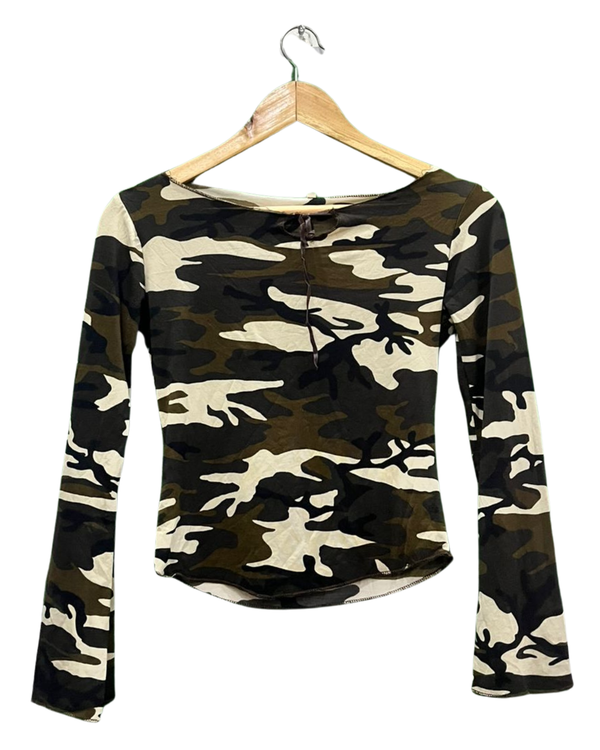 Fitted Camouflage Shirt