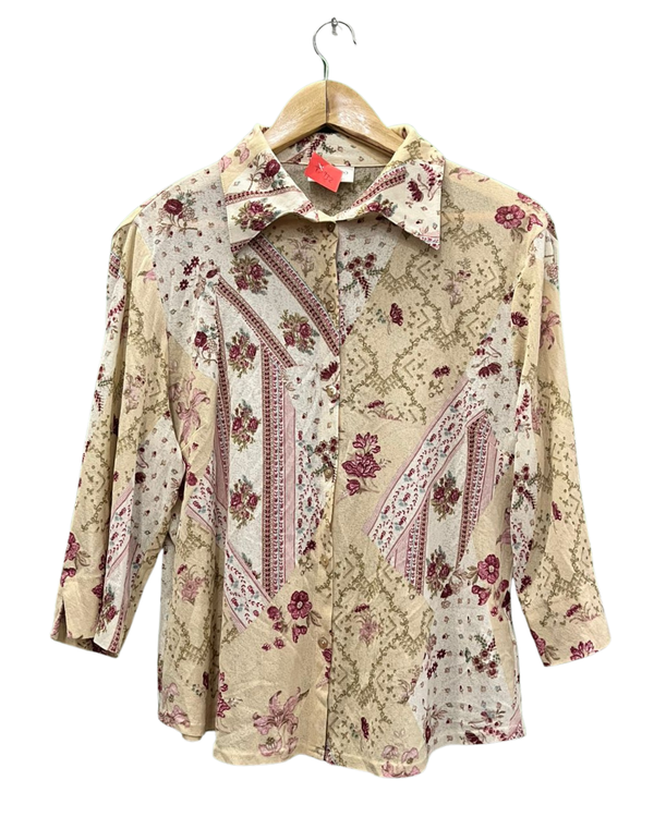 Floral Button-Down Shirt