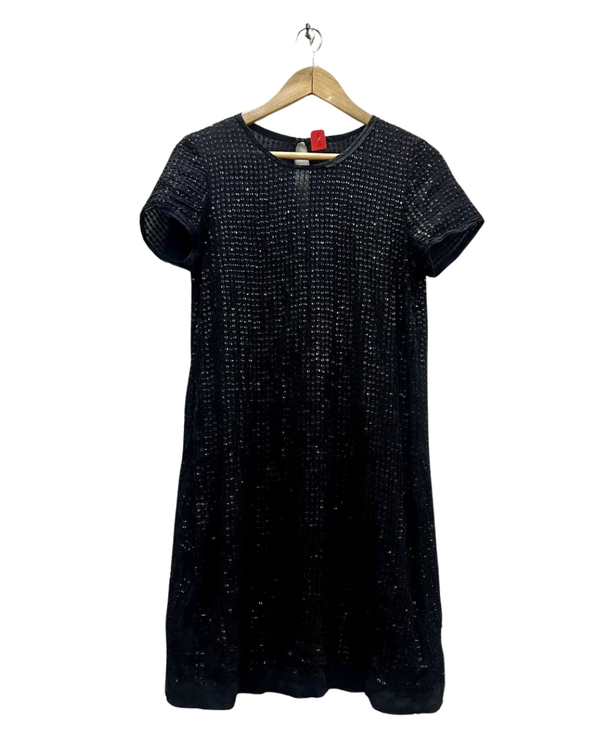 Glamorous Black Sequin Party Dress