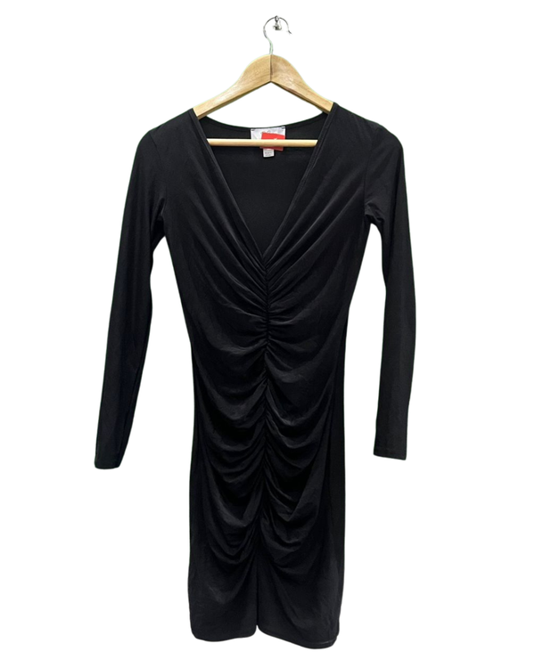 Fitted Ruched Cocktail Dress