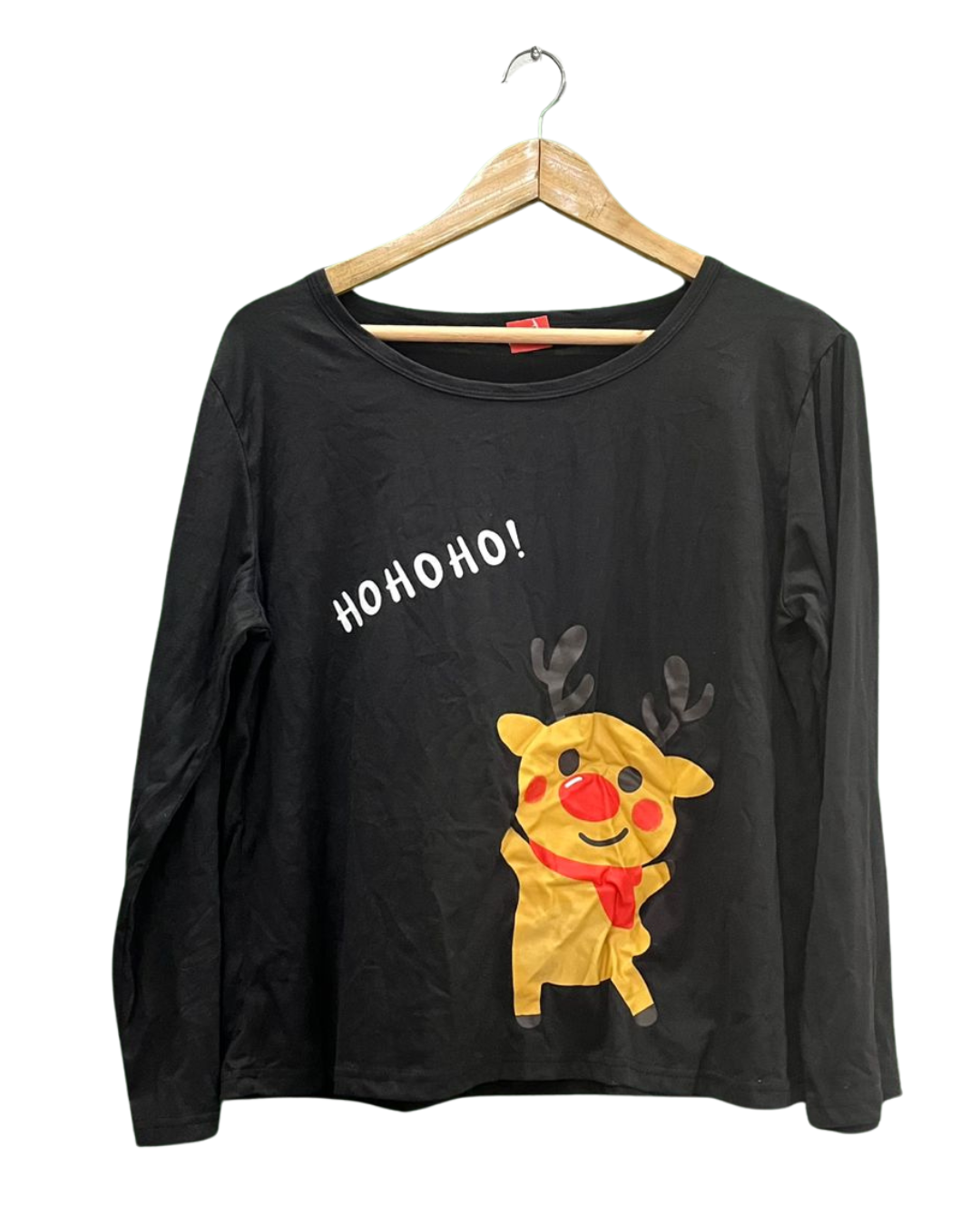 Reindeer Graphic Long-Sleeve T-Shirt