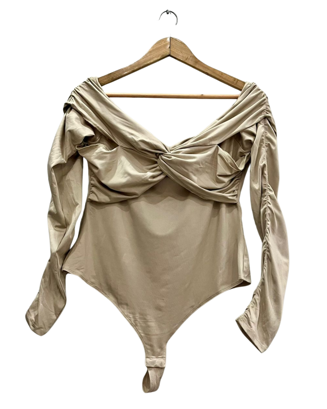 H&M Off-the-Shoulder Twist-Front Bodysuit