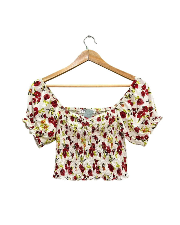 Floral Off-shoulder Top