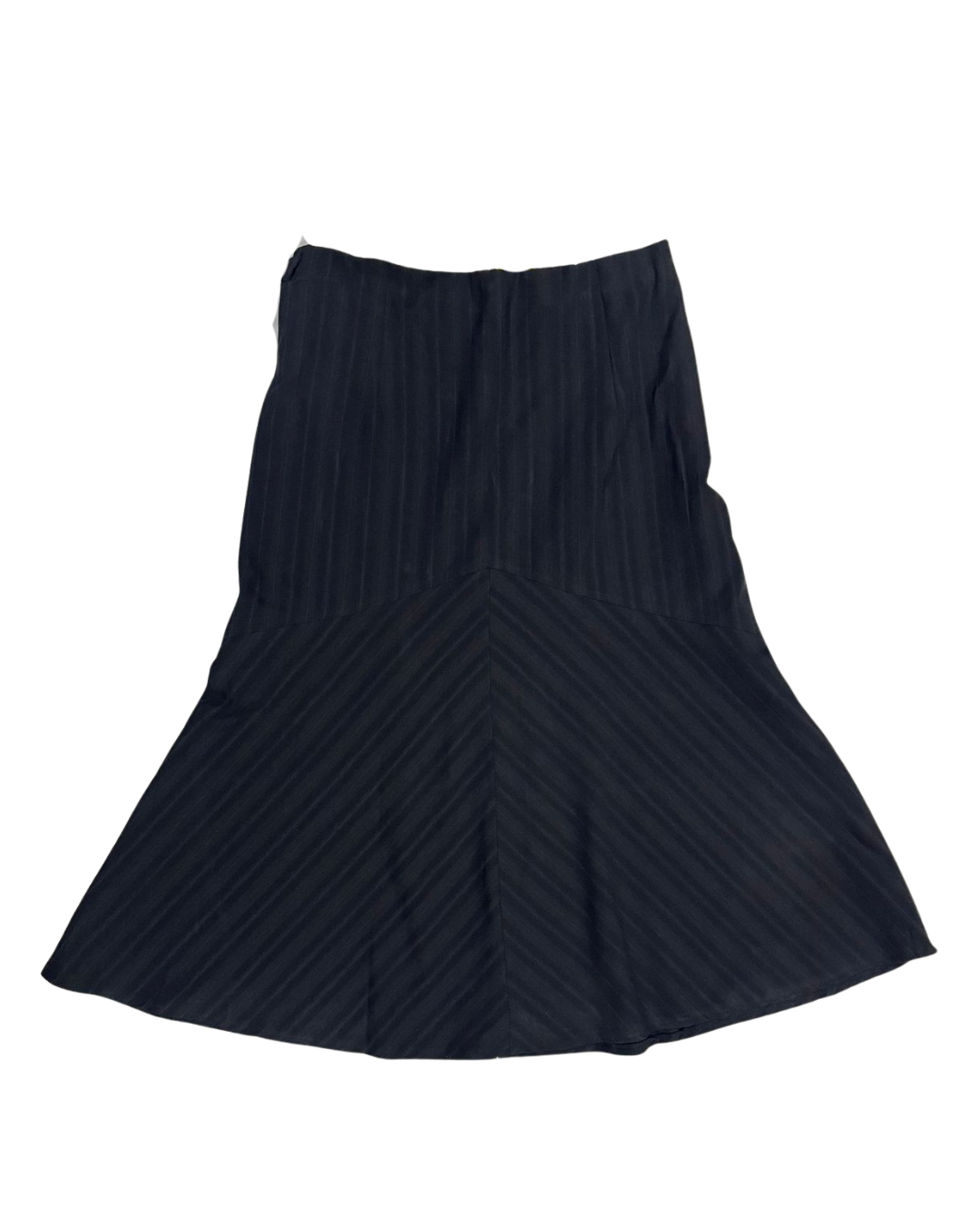 BLACK PINSTRIPE SKIRT
