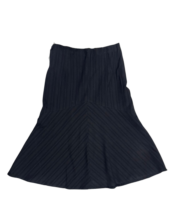 BLACK PINSTRIPE SKIRT