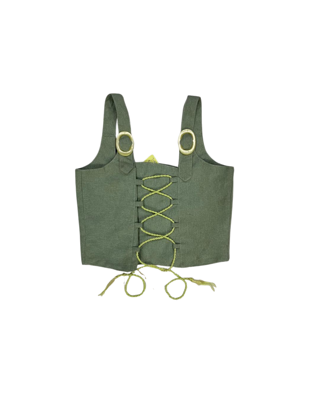 SAGE GREEN CORSET TOP