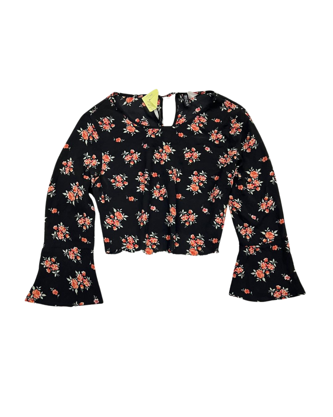 FLORAL BELL SLEEVES TOP