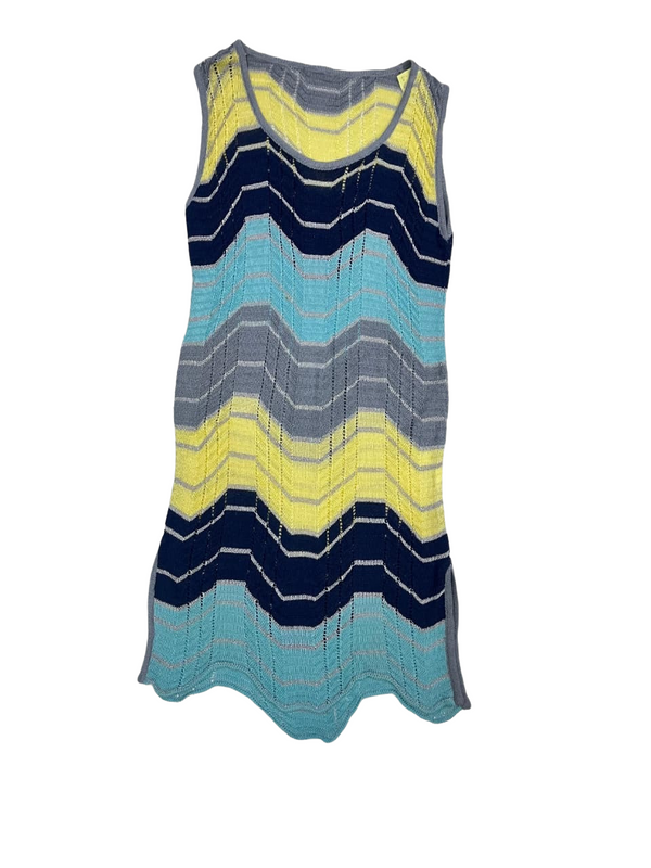Blue Beach Crochet Dress