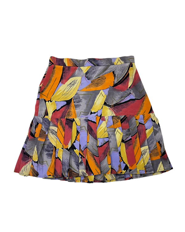 MULTI COLOUR PLEATED SKIRT