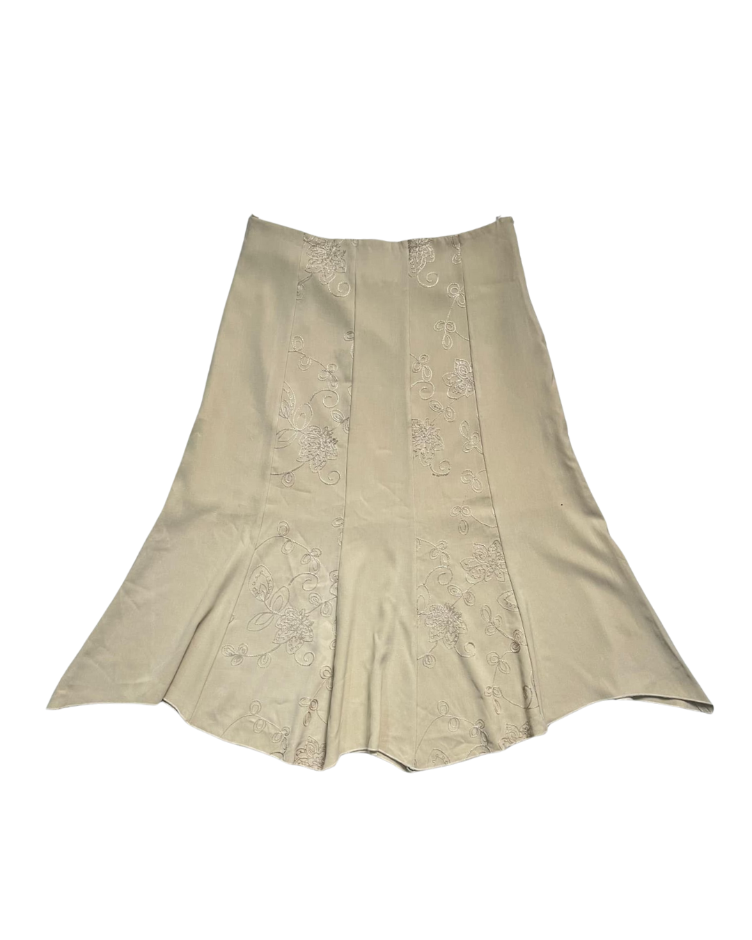 FLORAL EMBROIDERED SKIRT