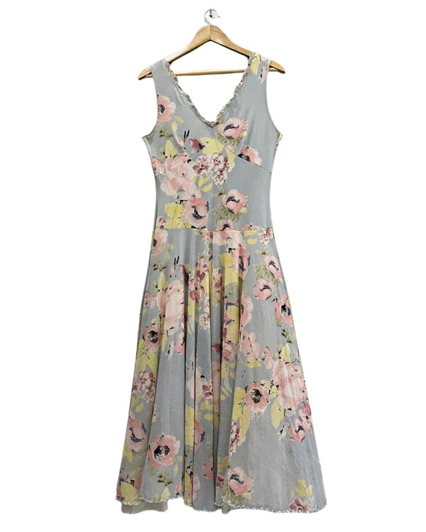 FLORAL LONG  DRESS