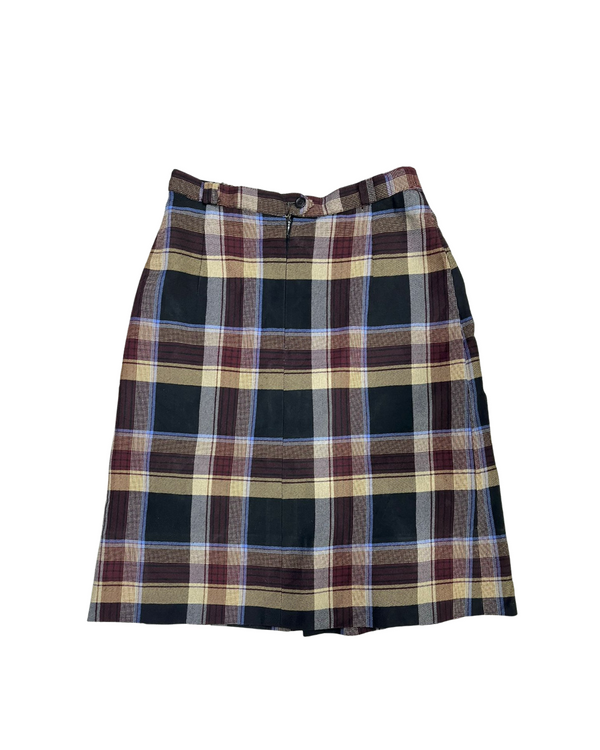 TARTAN CHECKERED SKIRT