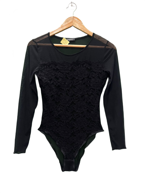 Black Lace Mesh Body-Con