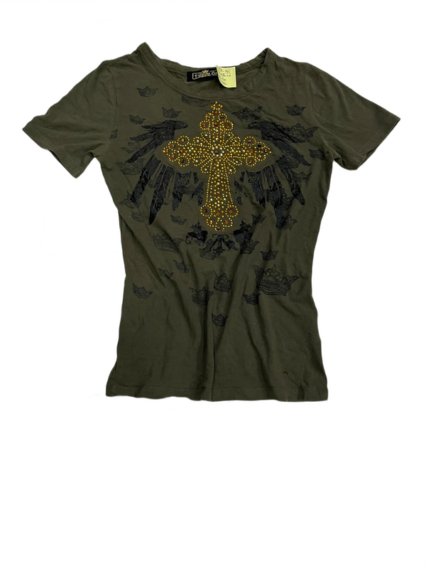 Cross Gothic Baby Tee