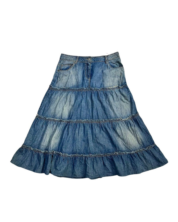 Denim Fairy Core Skirt