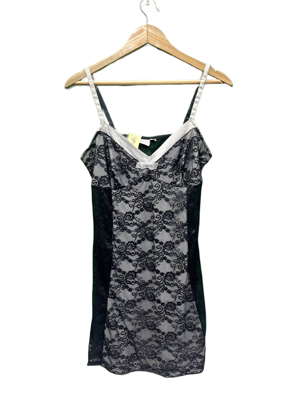 Black Lace Slip Dress