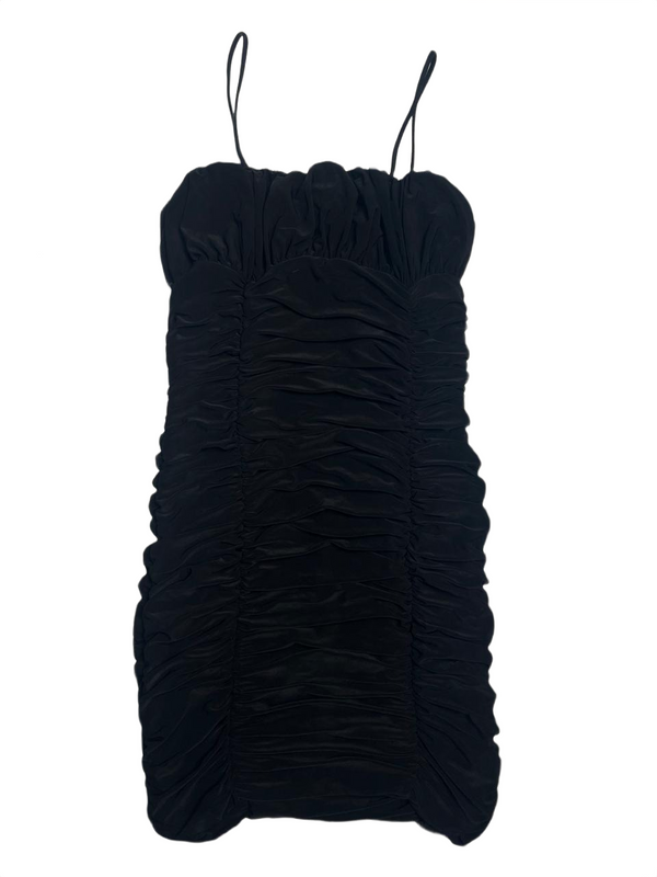 Plain Black Mini Dress