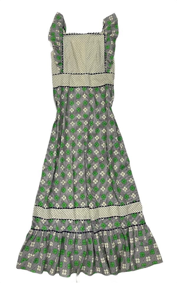 Printed Cotton Long Dress