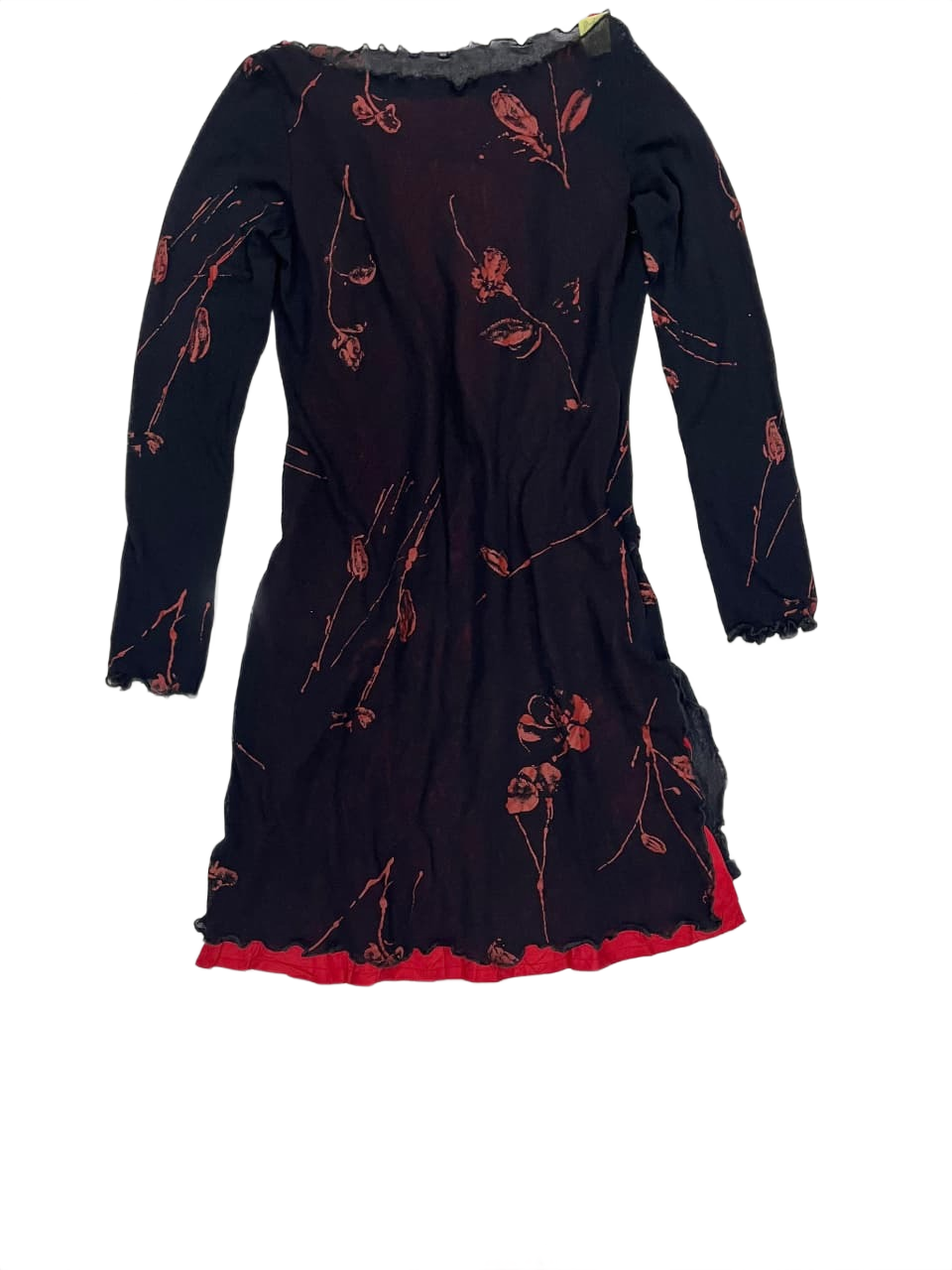Red Floral Dress