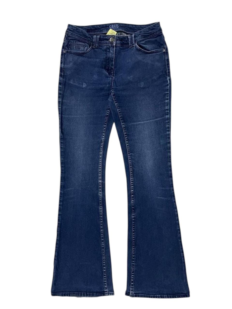 CECIL HIGH WAIST FLARED JEANS