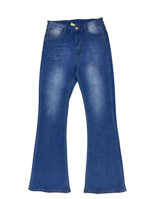 INDIGO FLARED JEANS