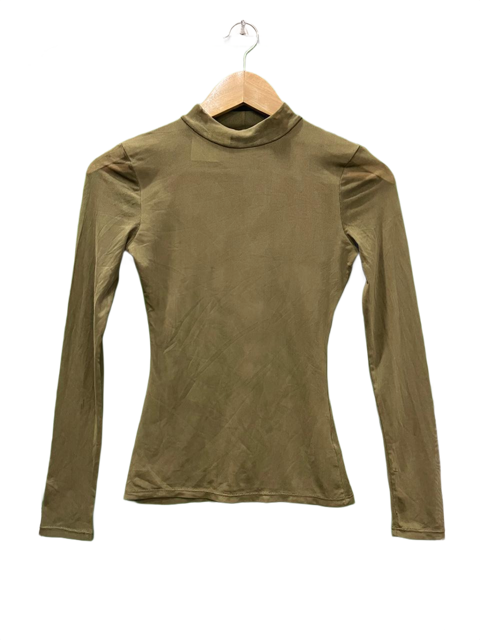 Slim Fit Turtle-Neck Top