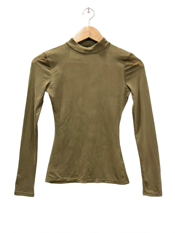 Slim Fit Turtle-Neck Top