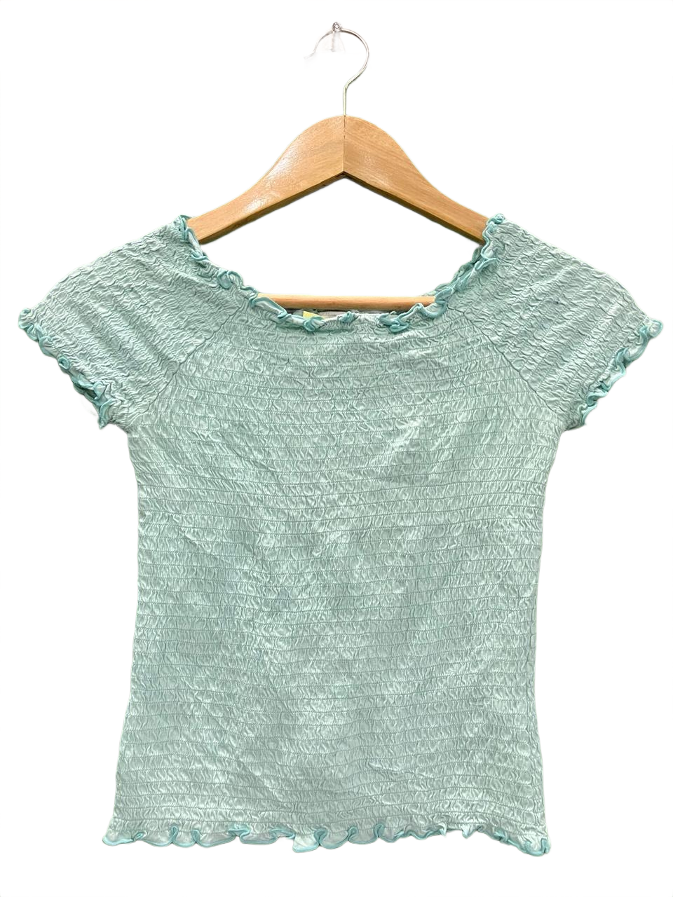 Y2K Smocked Crop Top