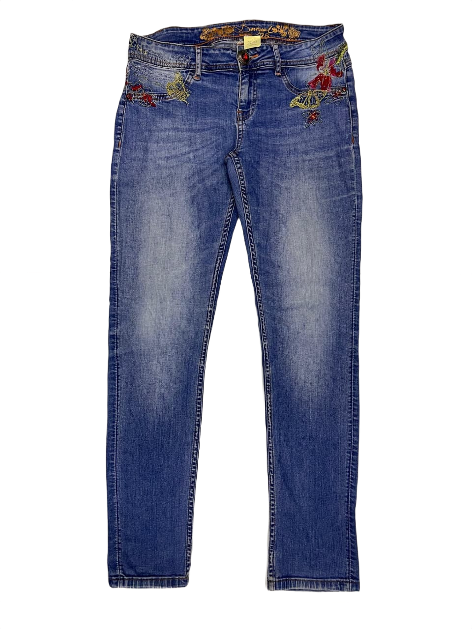 Vintage Desigual Embroidered Jeans