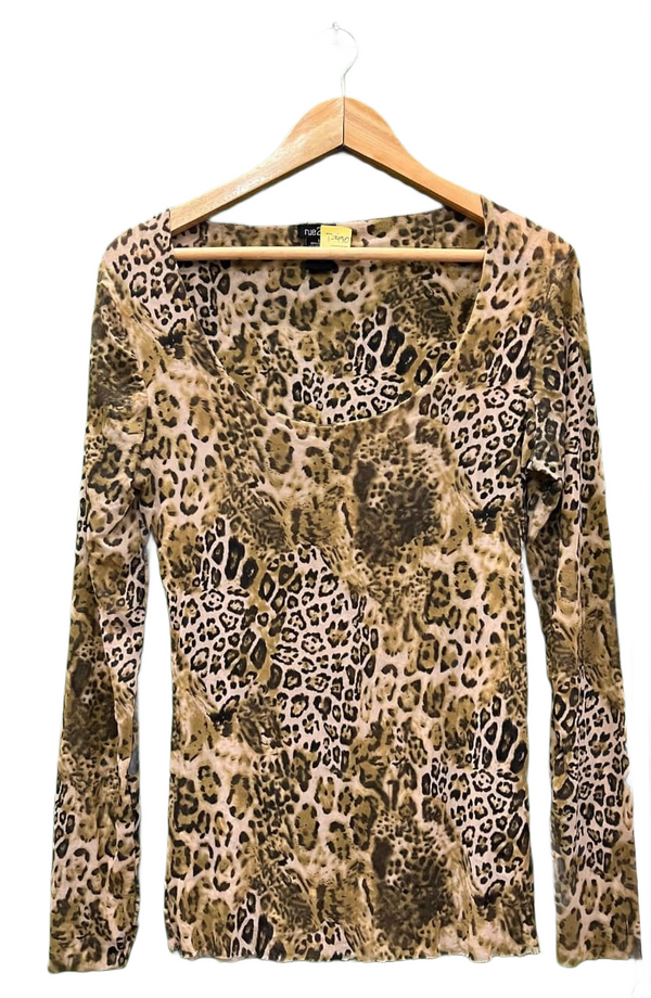 Rue 21 Classic Leopard Print Long Sleeve Tee