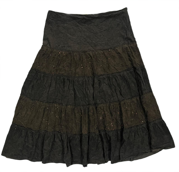 Flowy Tiered Maxi Skirt