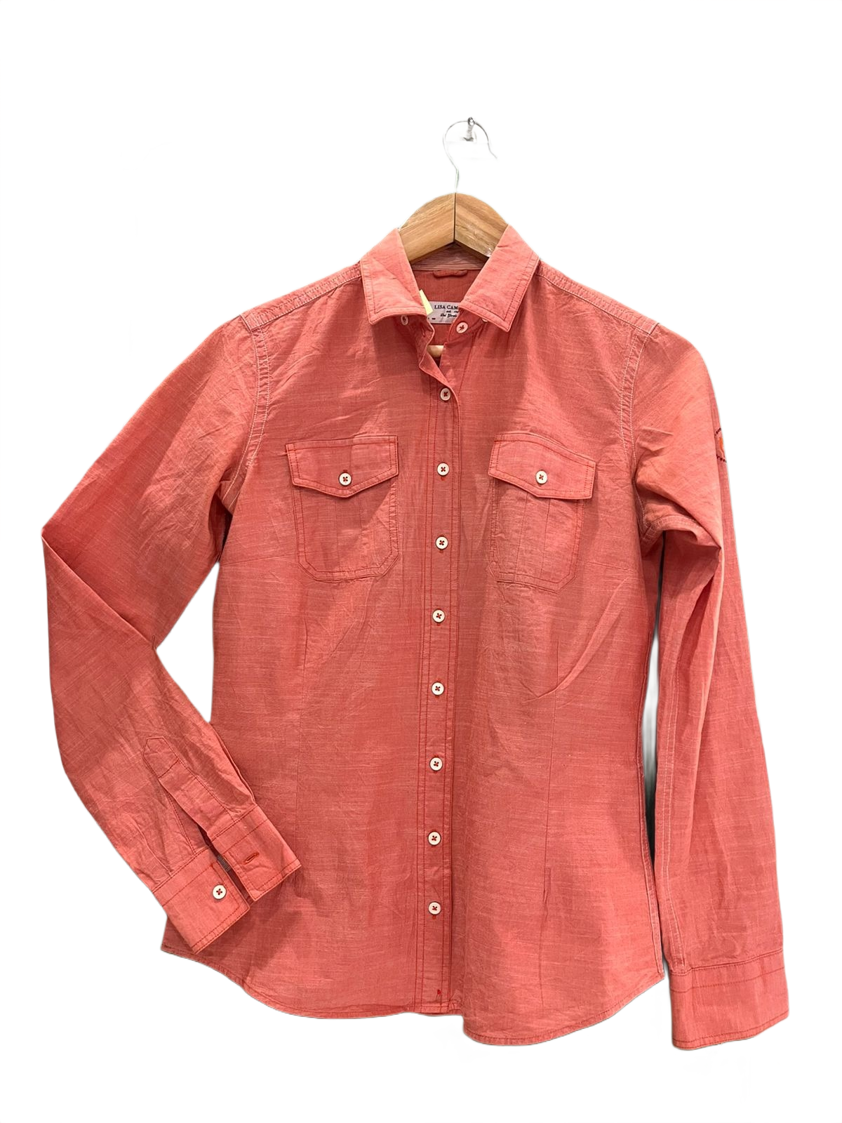Pink Pockets Button-Down Shirt
