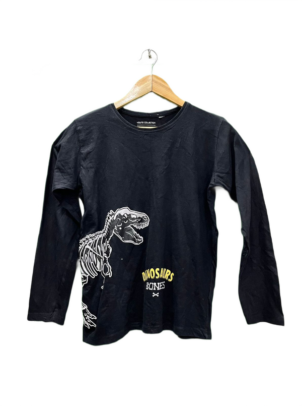 Dinosaur Skeleton Long-Sleeve T-Shirt