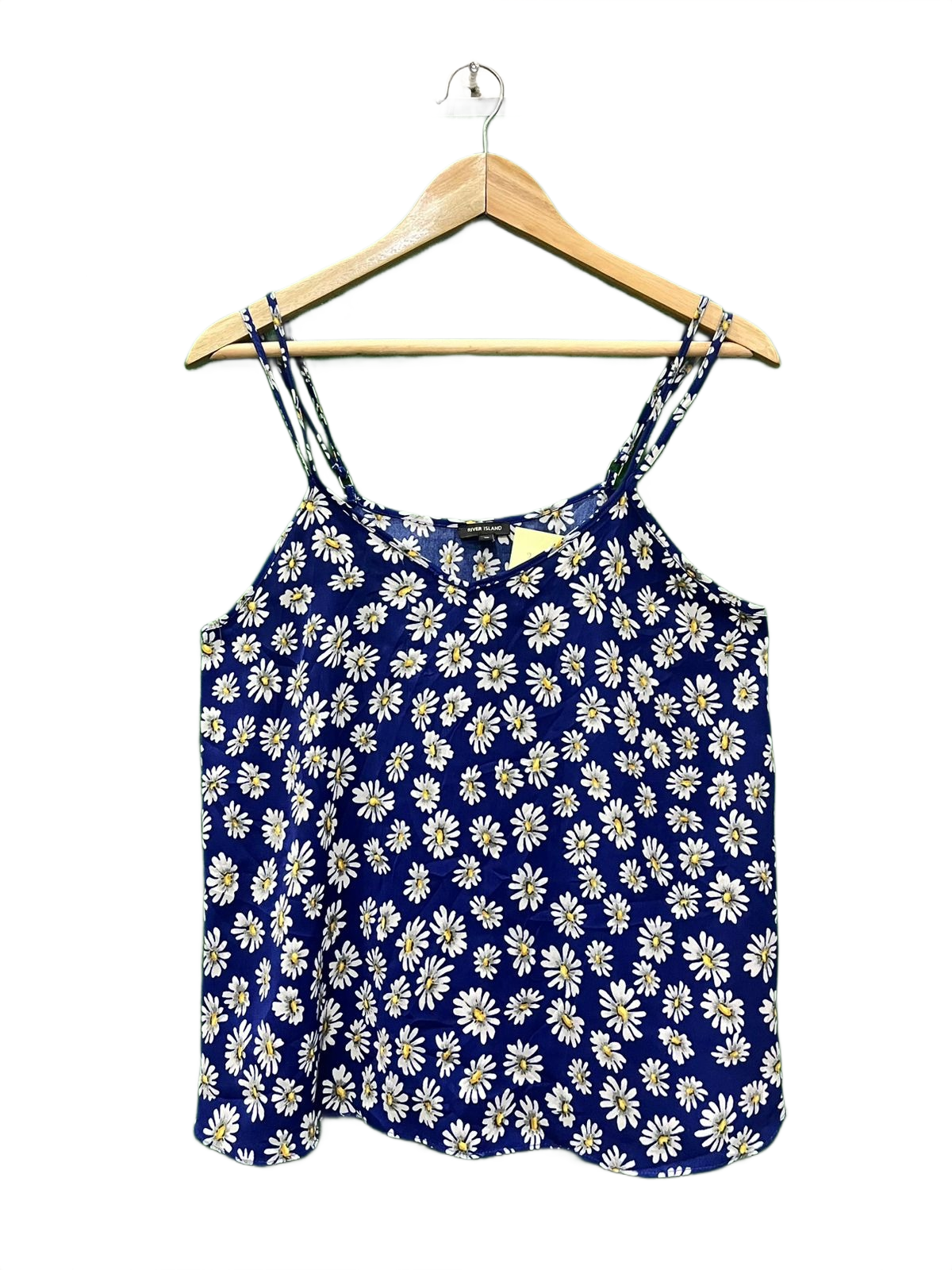 River Island Blue and White Daisy Floral Cami Top
