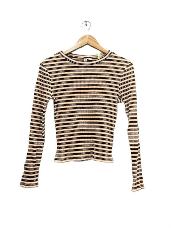 H&M Striped Long Sleeve Top