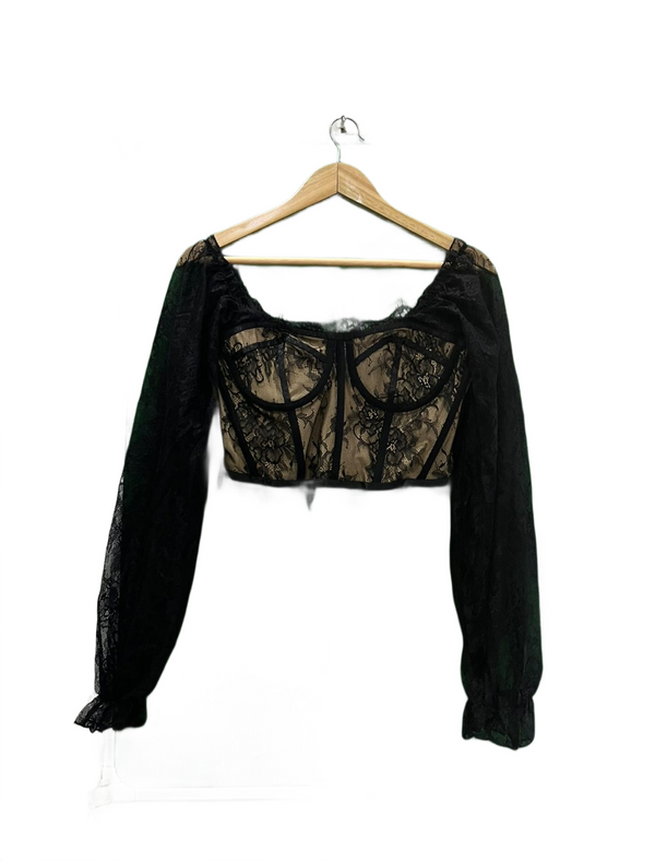 Lace Bustier Corset Top