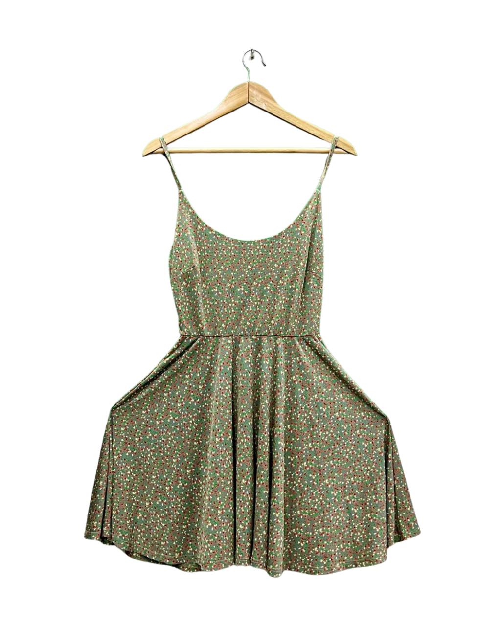 Green Floral Dress