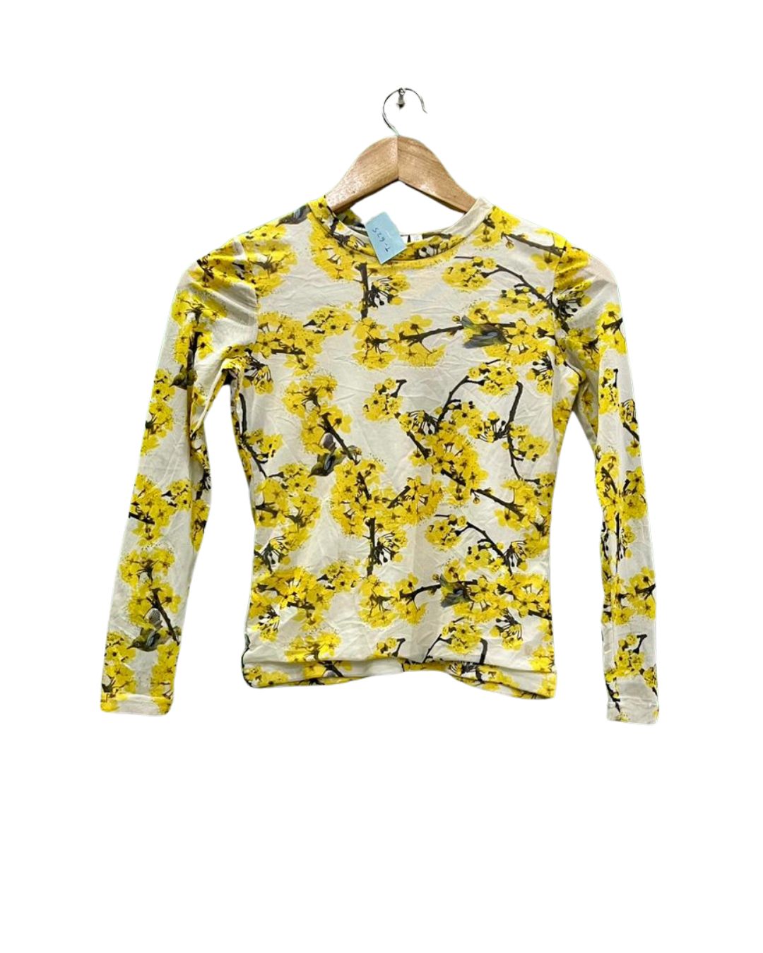 'Sunny Day' Sheer Floral Blouse