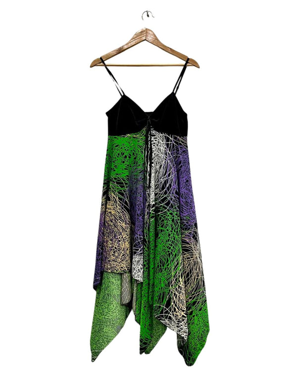 The "Electric Scribble" Dress